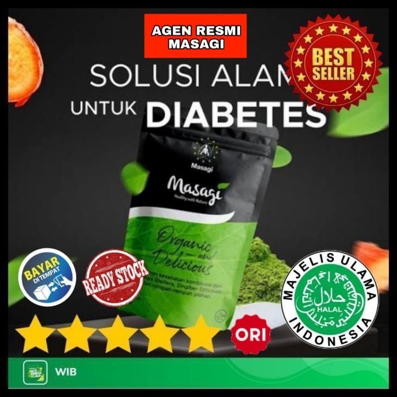 MASAGI 215 GRAM Obat Diabetes Perbaikan Pengkreas Gula Darah