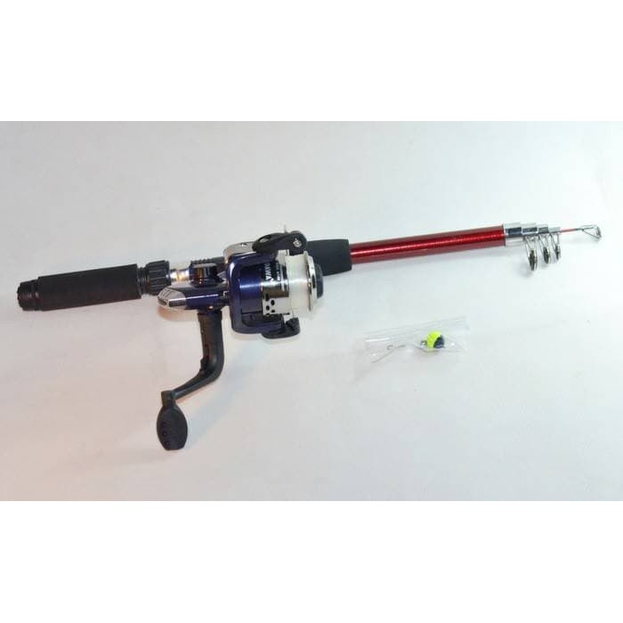 1 set alat pancing / joran + reel + senar + kail ( tegek, ril, real )