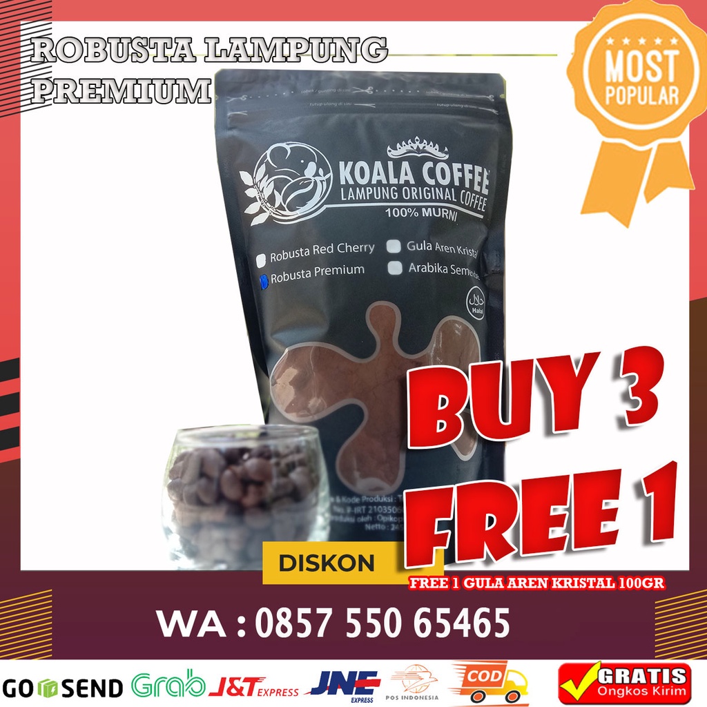 Jual KOPI ROBUSTA LAMPUNG 450G PREMIUM KOPI LAMPUNG ASLI KOPI LAMPUNG ASLI ORIGINAL KOPI LAMPUNG