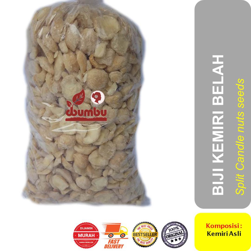 

Biji Kemiri Belah 1000 gram