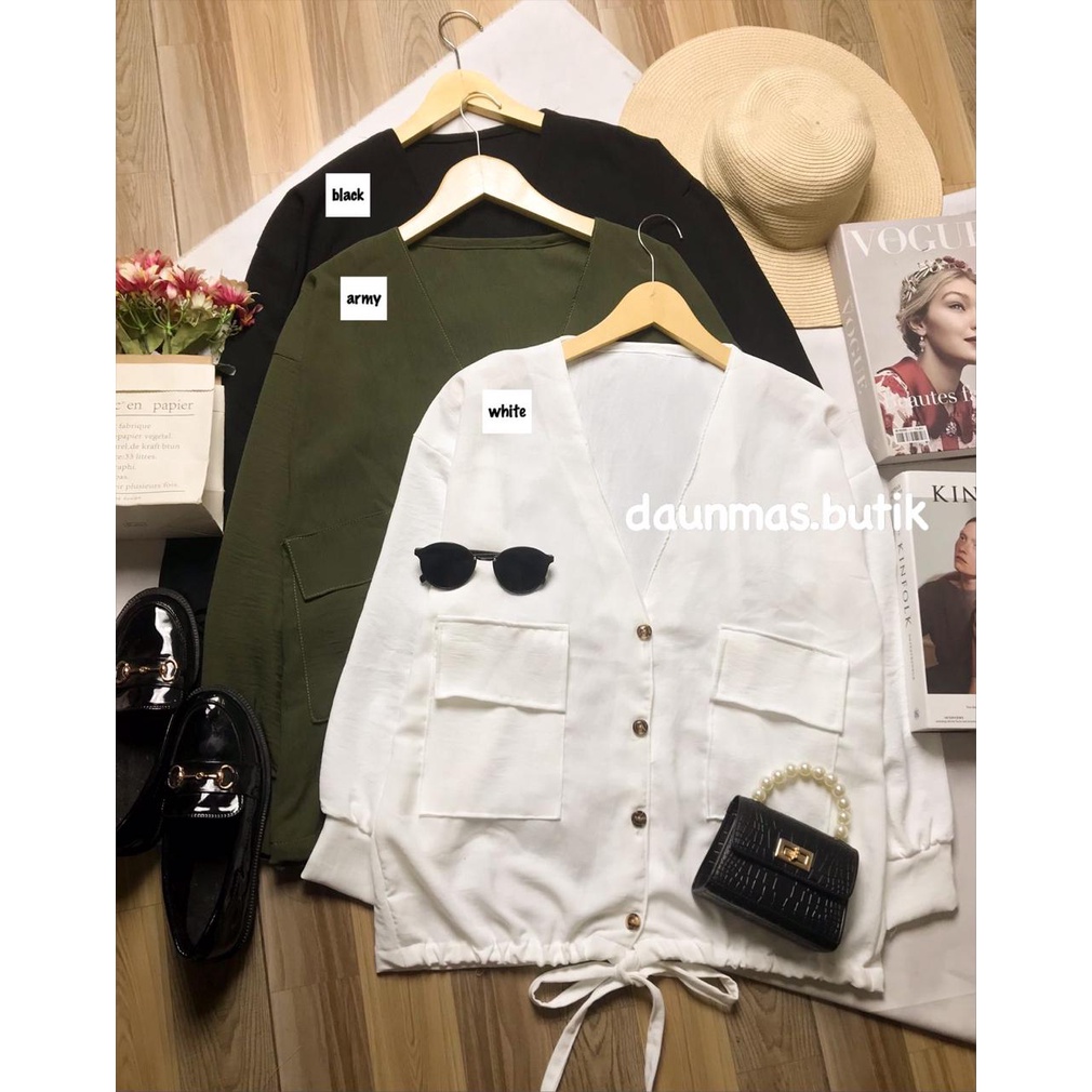 1KG MUAT 5PCS | CANDY OUTER OVERSIZE SERUT AIRFLOW CRINCLE HITS OOTD SELEBGRAM FASHION GROSIR MURAH WANITA