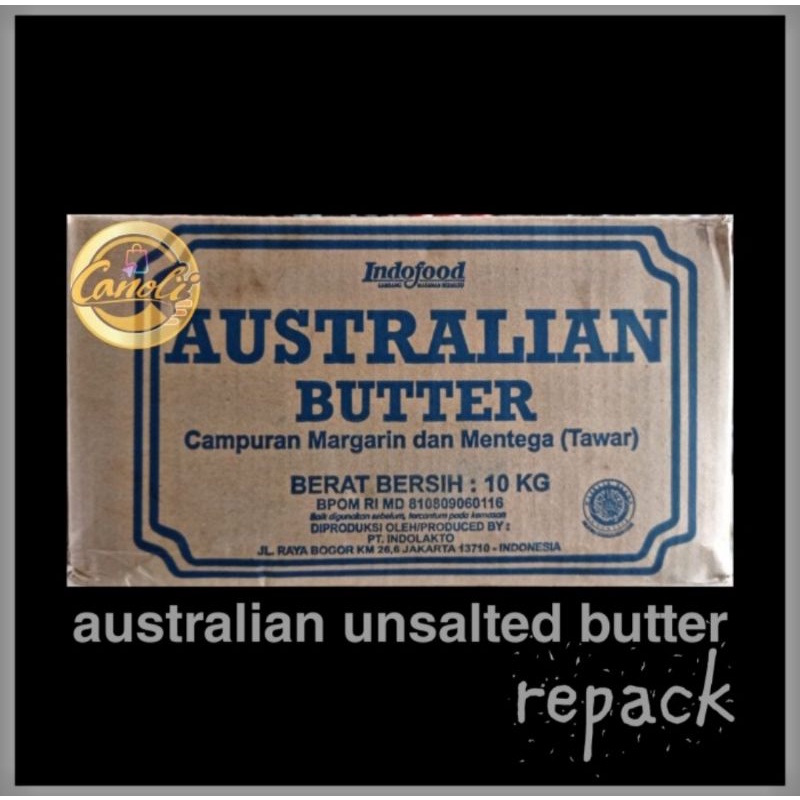 australian unsalted butter 1kg / 950g / 500g