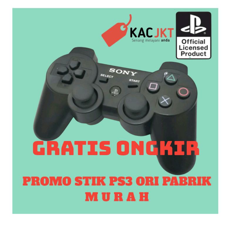 Stik Ps3 Wireless Op Ori Pabrik Hitam Murah Stick Ps3 Murah
