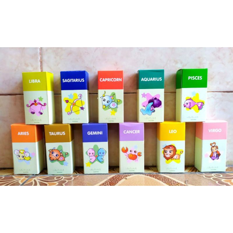 MINISO OFFICIAL PARFUM ZODIAK LAVIUNA12 KARAKTER AROMA PARFUM BINTANG PRIA WANITA 30ml