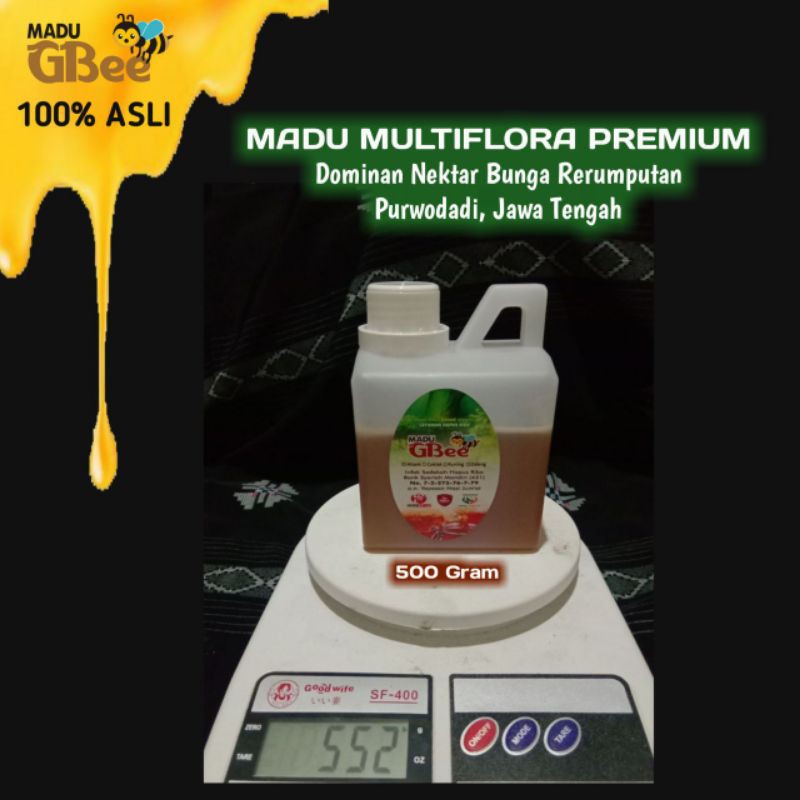 

Madu Multiflora Premium 500gr