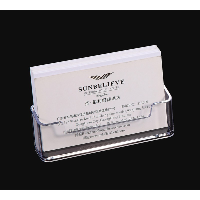 

Tempat Kartu Nama Akrilik / Name Card Holder / Display Kartu Nama TKN05L