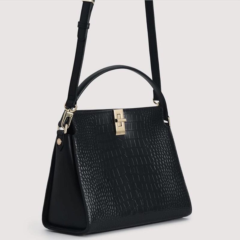 TAS WANITA PEDRO CROC EFFECT ORI