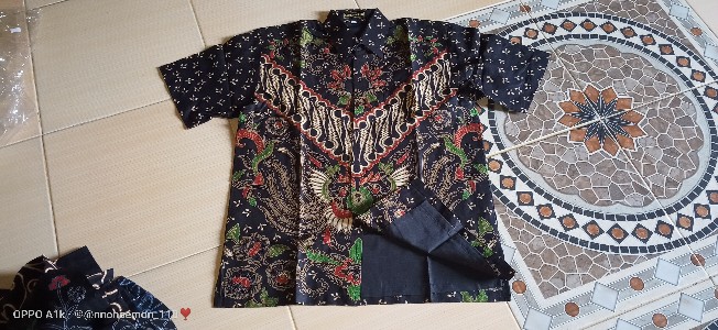 Wirayudha Pendek Kemeja Batik Pria Full Furing Katun Primisima