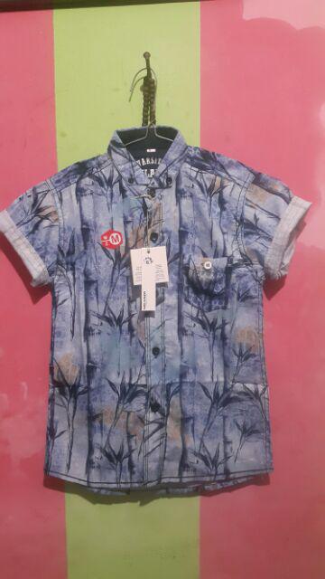 Kemeja Batik Anak Laki-laki , Atasan Anak Laki-laki , Baju Anak Laki , Pakaian Anak Laki-laki Mz20