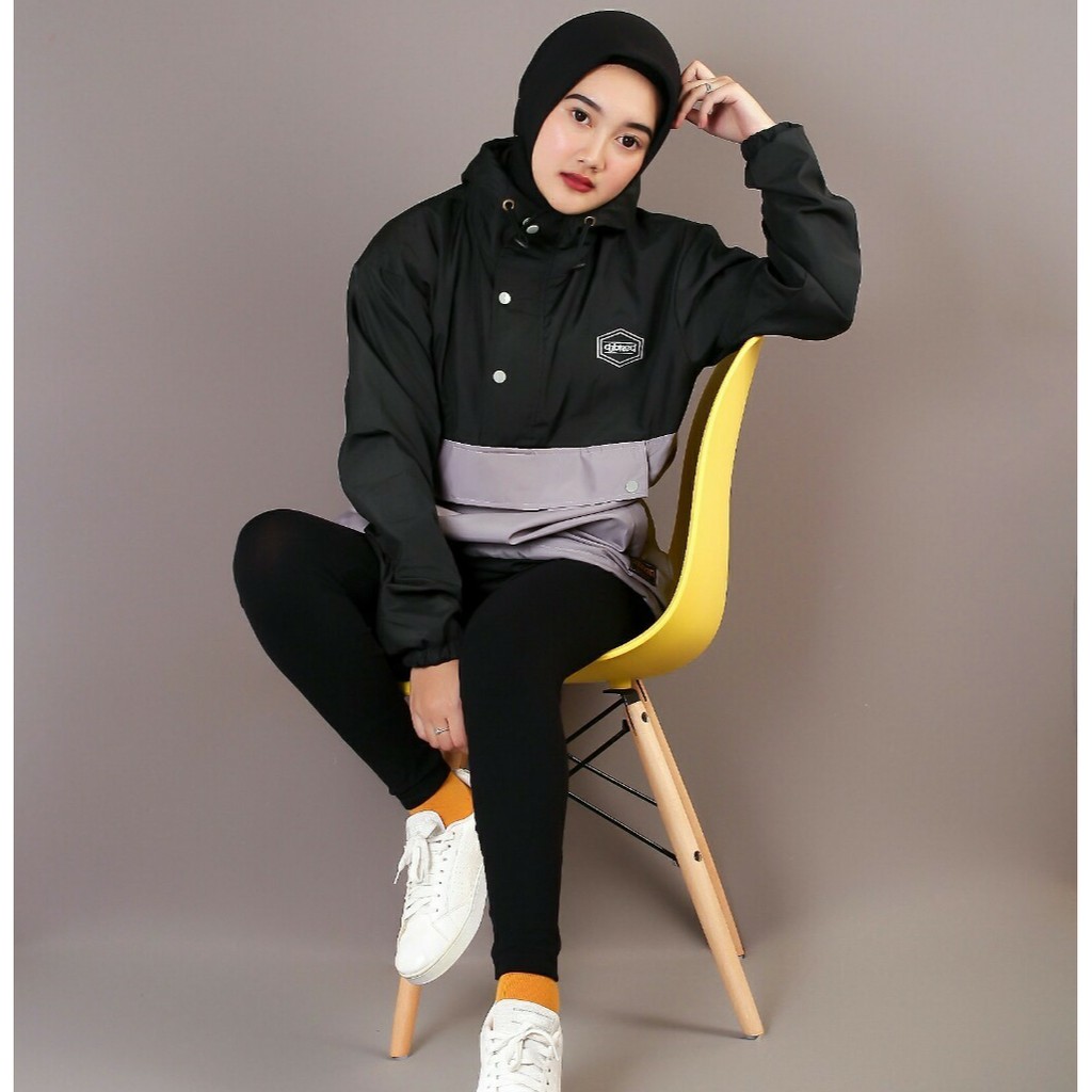 Jaket Cagoule Two-Tone / Jaket Pria / Jaket Wanita / Jaket Gunung Outdoor  / Jaket Motor Bikers