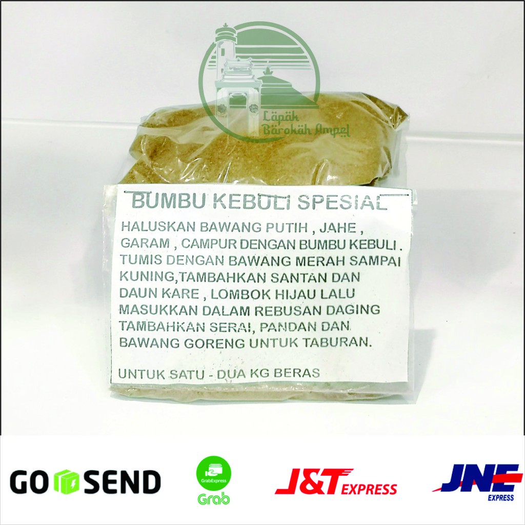 

BUMBU KEBULI SPESIAL Bumbu Nasi Kebuli Instant 50 Gram Masakan Khas Timur Tengah Arabia Beras 2 Kg