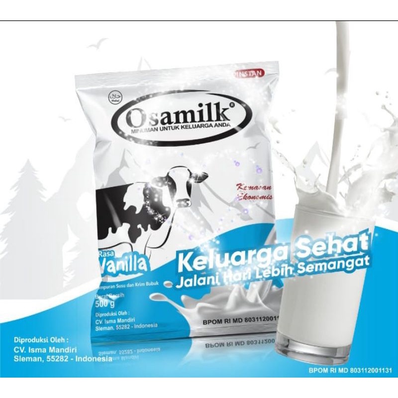 

OSAMILK VANILLA 500gr l Meningkatkan Nafsu Makan l menggemukkan Badan