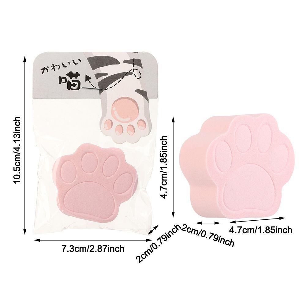 Preva Cosmetic Puff New Cute Beauty Smooth Make Up Tools Bedak Foundation Bentuk Kaki Kucing