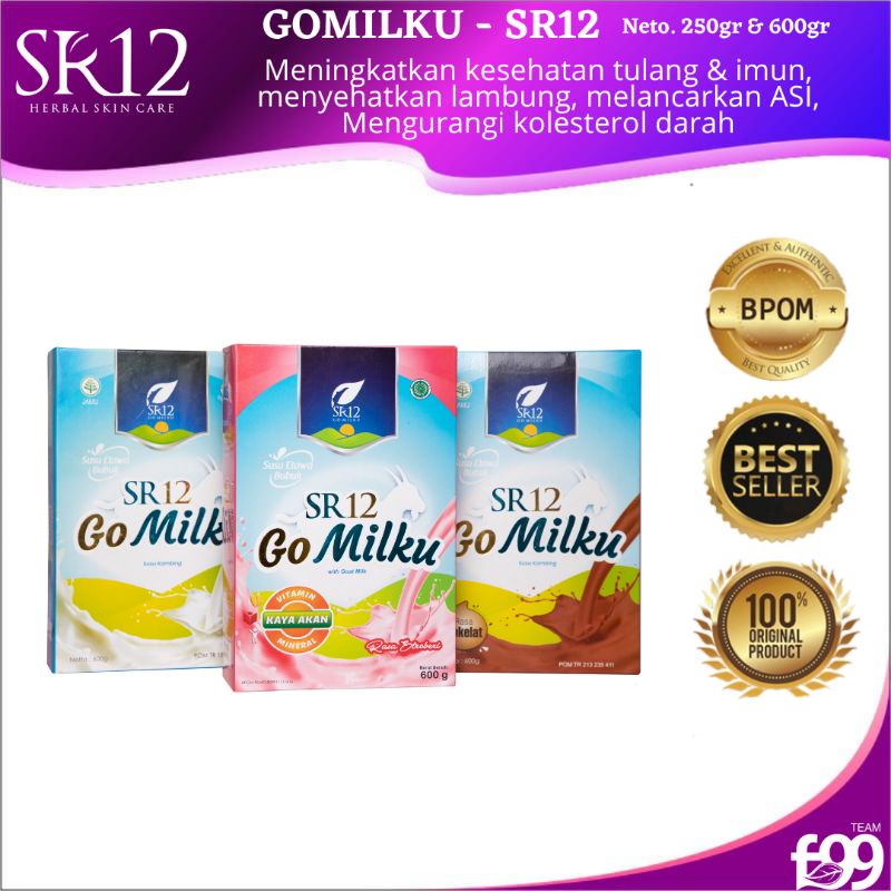 

GOMILKU SR12 ORIGINAL/COKLAT/STRAWBERRY halal/BPOM