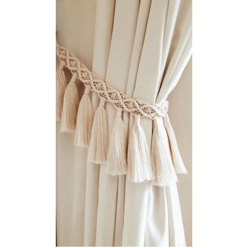 macrame tali gorden rumah hiasan gorden dekorasi rumah
