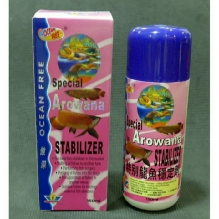 Ocean free arwana  arowana Stabilizer (utk bius ikan) Ocean Free Stabilizer