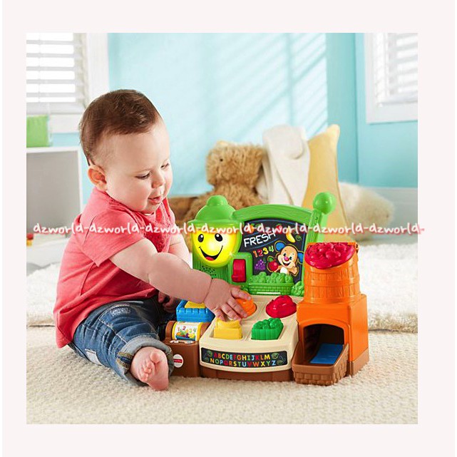 Fisher Price Laugh&amp;Learn Fruits Fun Learning Market Mainan Edukasi Keranjang Belanjaan