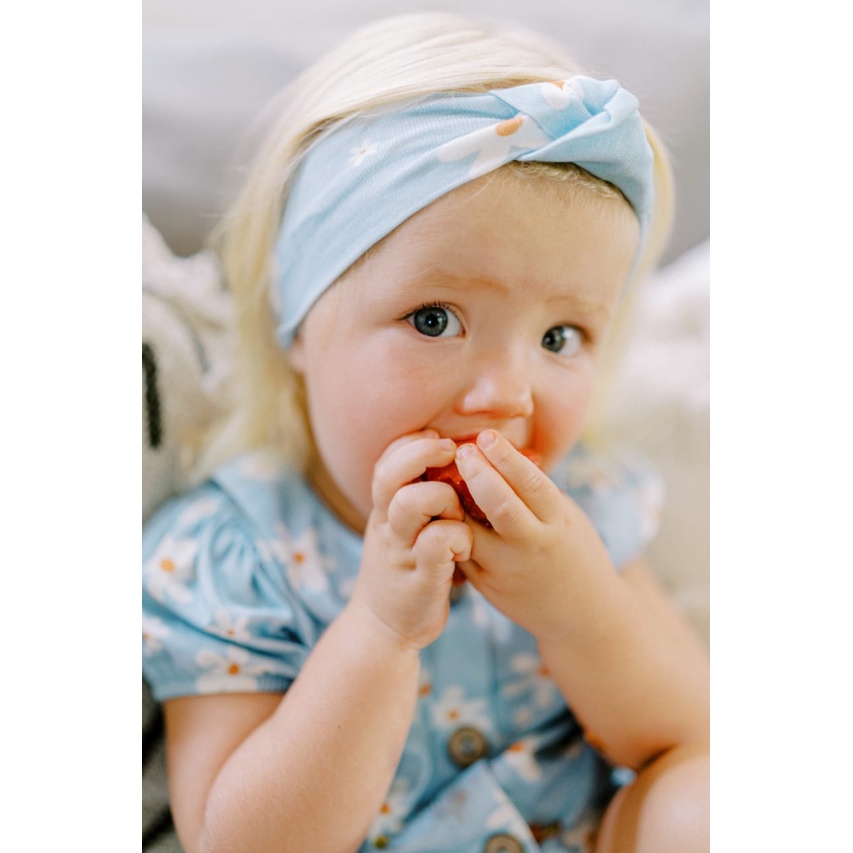 BOHOPANNA Knot Bow Print Bandana Pita Bayi Motif