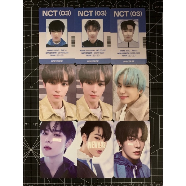 NCT ID CARD + PHOTO SET UNIVERSE MD - UNSEALED [PHOTOCARD NCT WAYV]