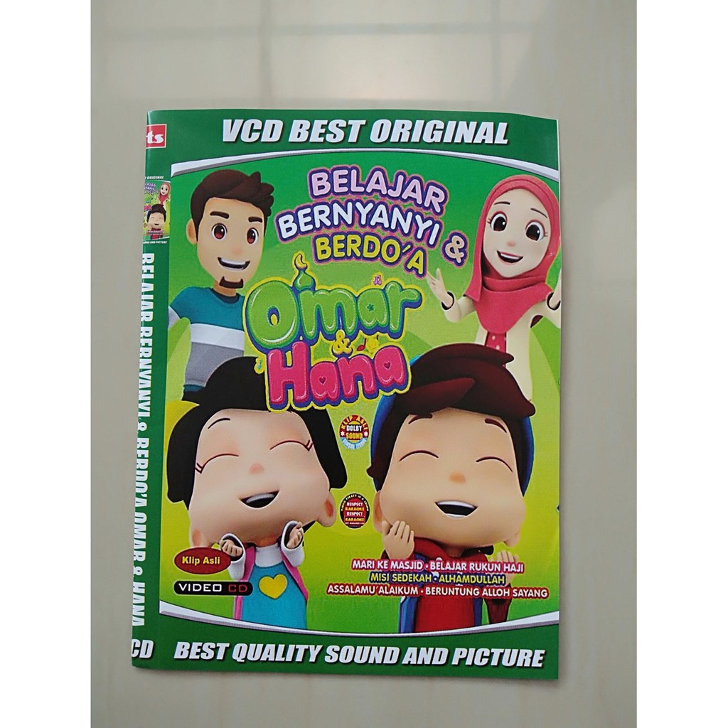 Dvd Lagu Anak-OMAR&HANA-Dvd Lagu Anak Terlaris