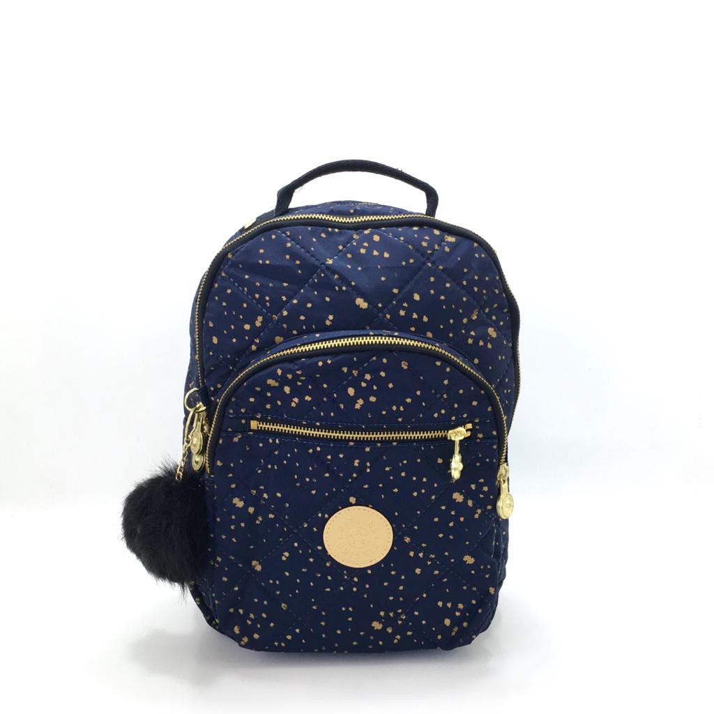 Tas Kipling Class Seoul S Small Medium Golden Night Biru Dongker Navy Laki Pria Wanita Original