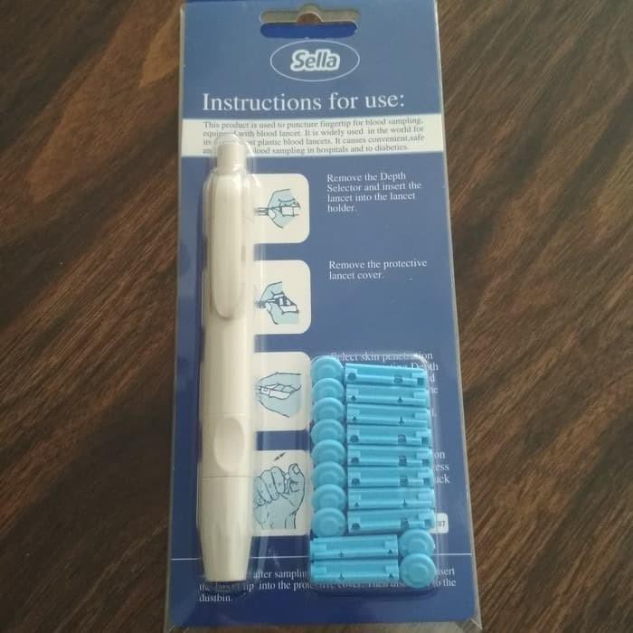 

BERKASIAT PEN JARUM UNTUK TES DARAH - PEN LANCET SELLA !!