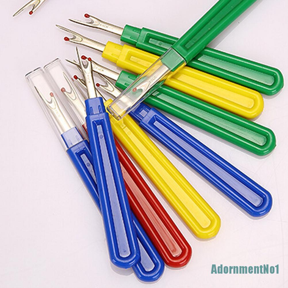 [AdornmentNo1]3pcs Plastic Seam Ripper Stitch Picker Unpick Thread Cutter Sewing Tool &amp; Cap