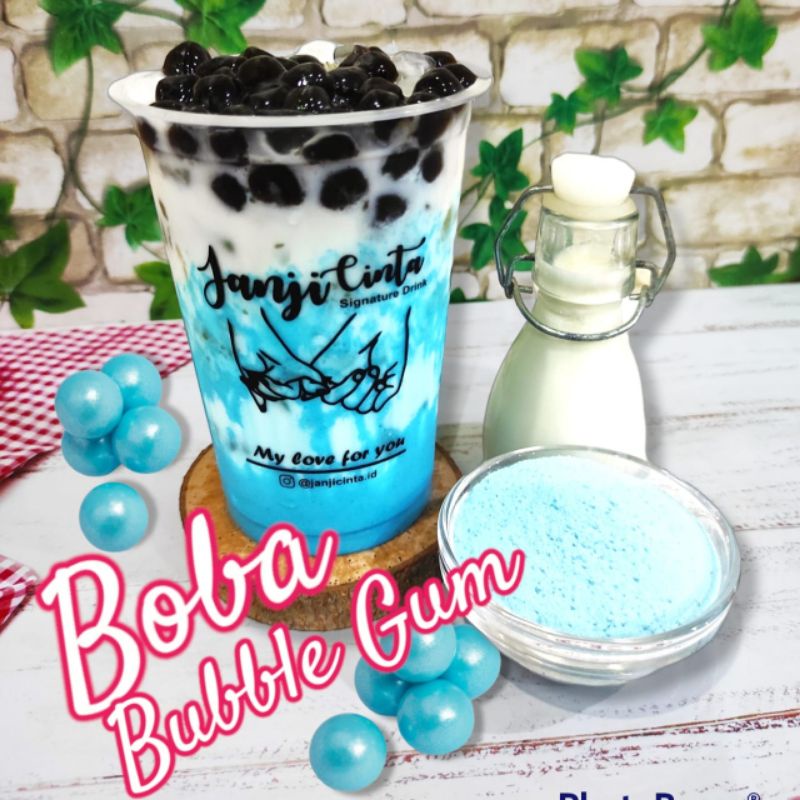 

SERBUK MINUMAN RASA BUBBLE GUM 1 KG / POWDER MINUMAN / MINUMAN KEKINIAN