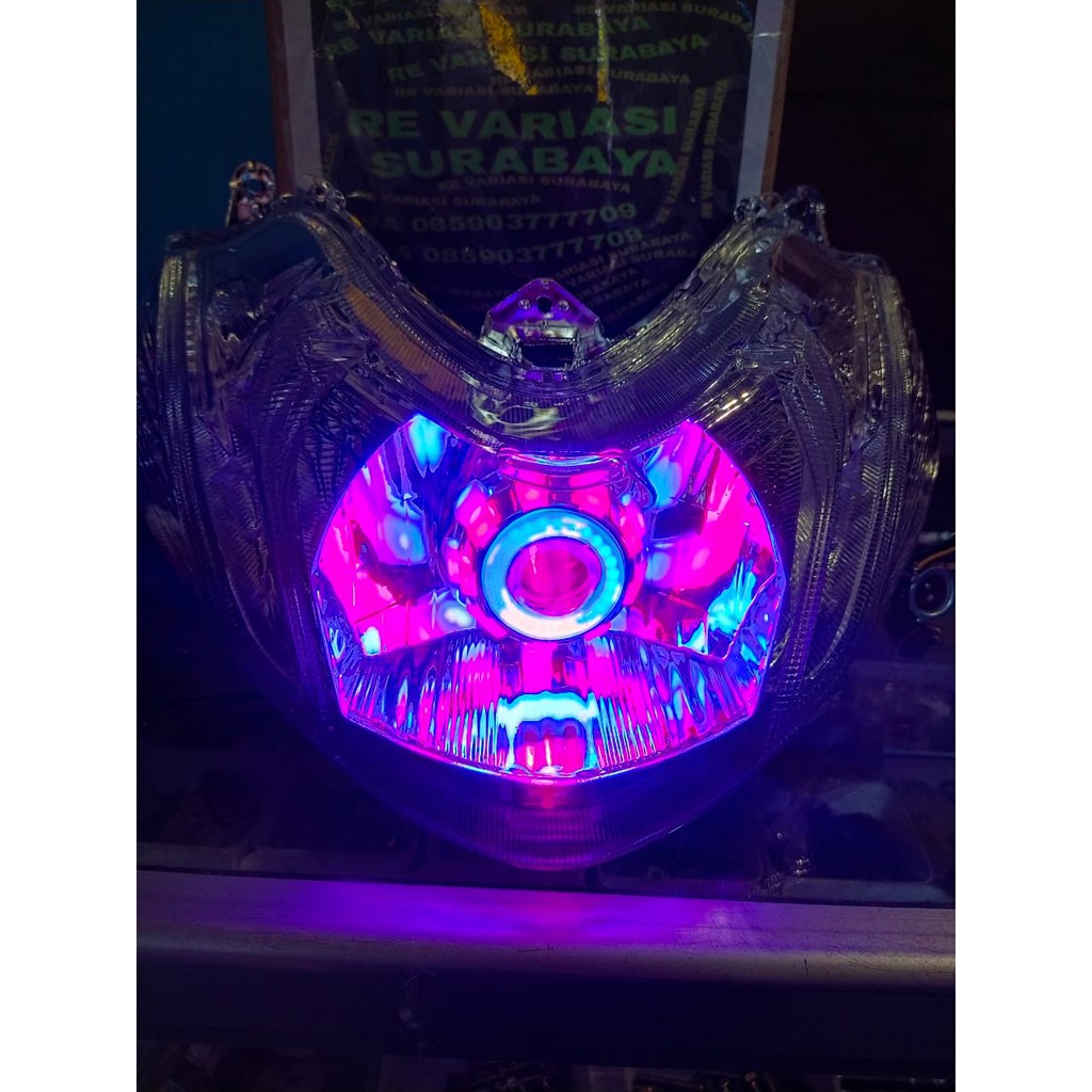 lampu depan mio m3 set projie