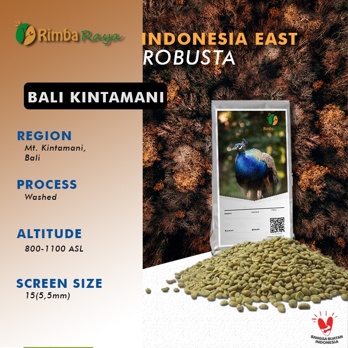 

Green bean Biji kopi mentah Robusta Bali kintamani