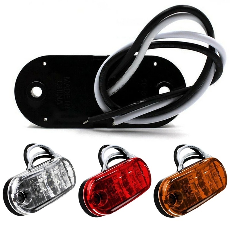 1 Pcs/2 LED Car Piranha Lamp Beads LED Lights] [Auto  Warning Led Lamp] [Lampu Sinyal Sisi Universal LED]