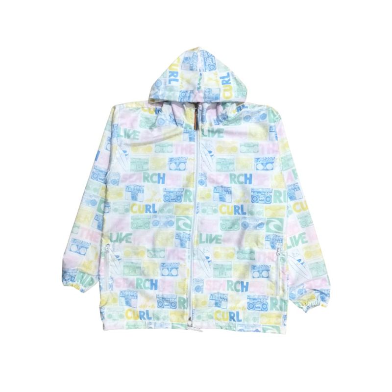 JAKET PARASUT CEWEK PRINTING/ JAKET OLAHRAGA WANITA WATERPROOF/ JAKET SEPEDA GOWES/ JAKET RUNNING/ JAKET PRINTING MURAH-Newwhite