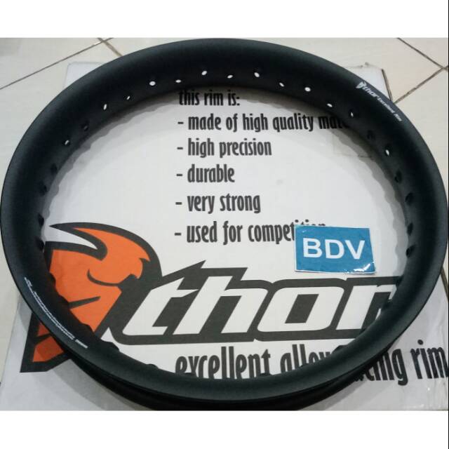 Velg Thor 250 X 17 U Shape Hitam (250 Ring 17)