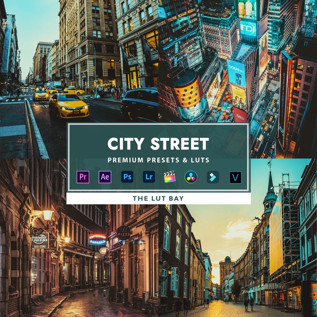 City Street Premium Lightroom Preset & Video LUTs