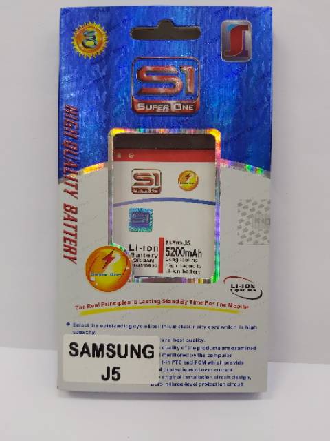 BATERAI/BATRE SAMSUNG J5 DOUBLE POWER S-ONE