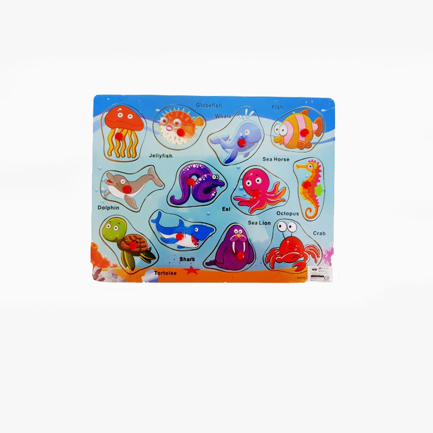(BISA COD) Mainan Edukasi anak Puzzle Kayu Animal/ Mainan Bongkar Pasang 22-8 JIGSAW PUZZLE KAYU KNOB MAINAN KAYU EDUKASI EDUKATIF ANAK BAYI BALITA-5