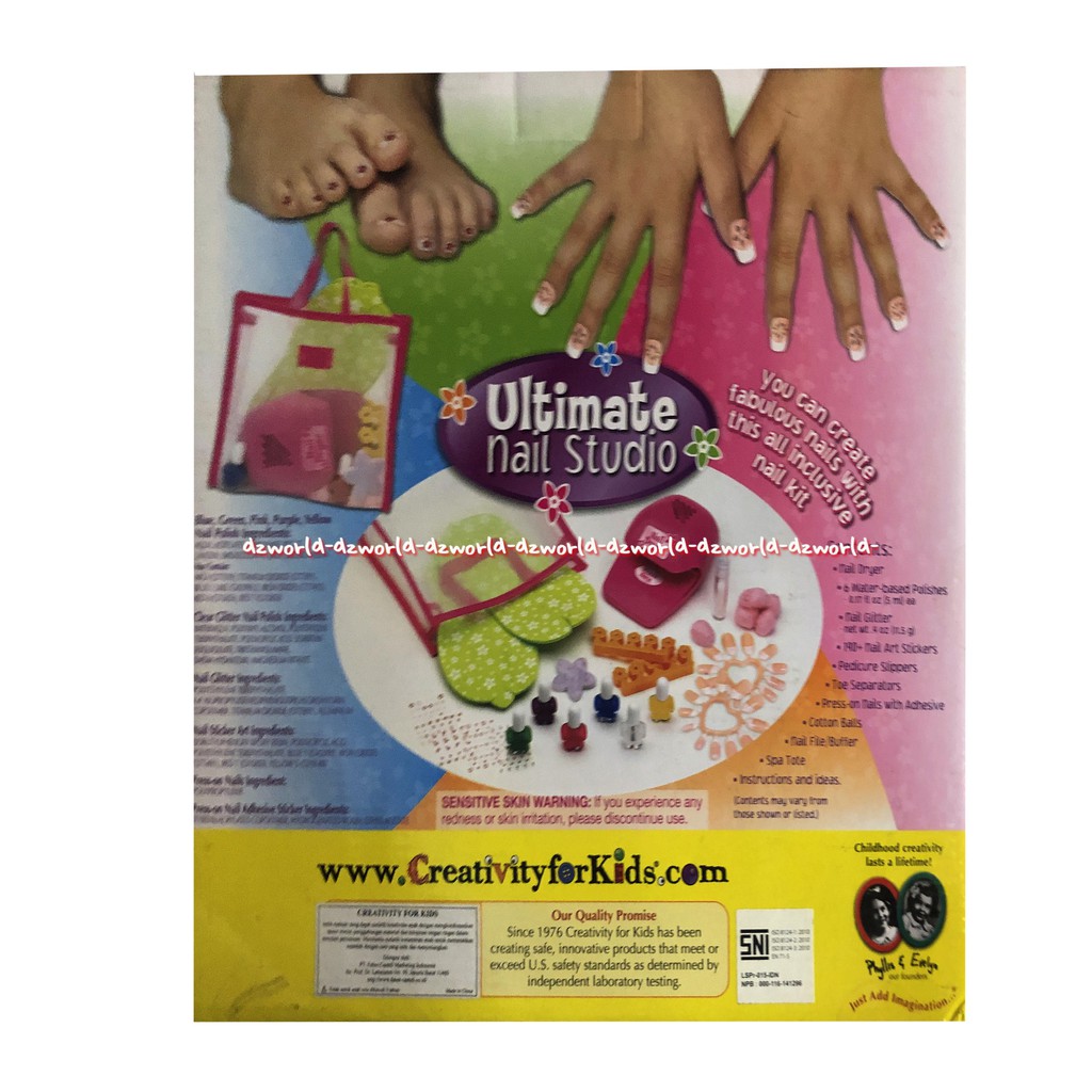 Ultimate Nail Studio Creativity For Kids Mainan Menghias Kuku Kuteks Kutek