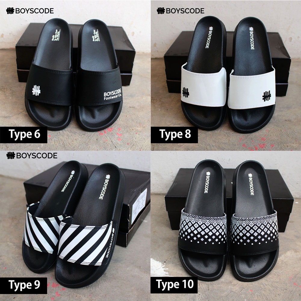 Sandal Selop Distro Pria Boyscode Premium Original + FREE Paperbag / Sandal Slide Pria / Sandal Slop