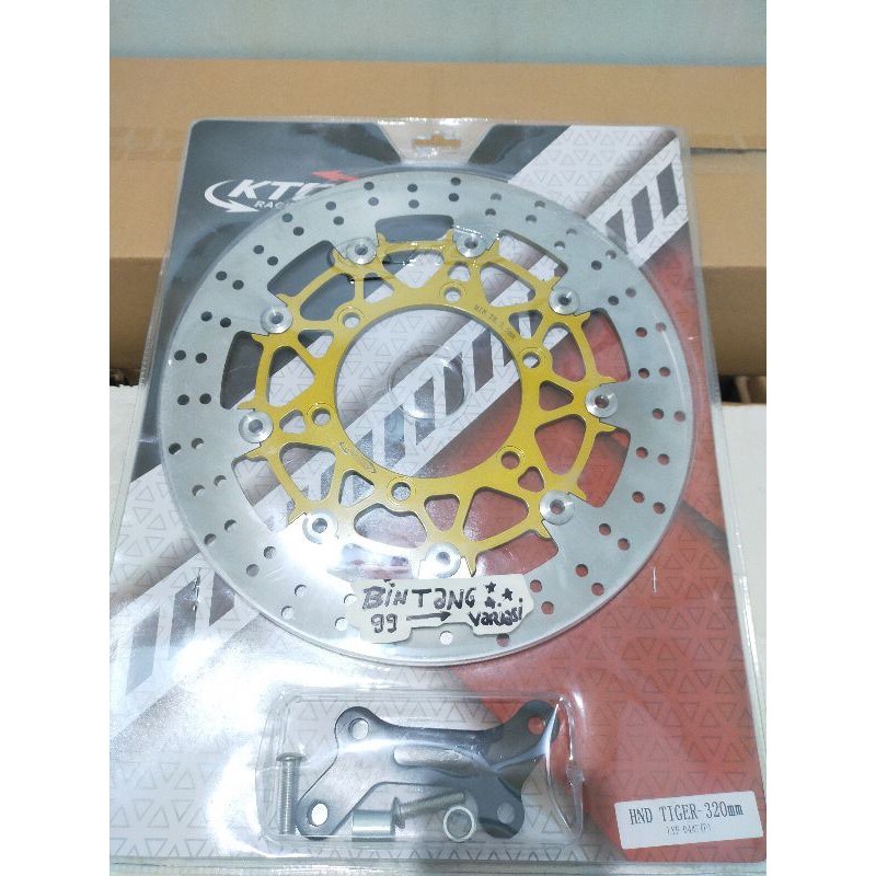 Disc Piringan cakram Depan Floating Ktc Racing Tiger old ukuran 320 mm