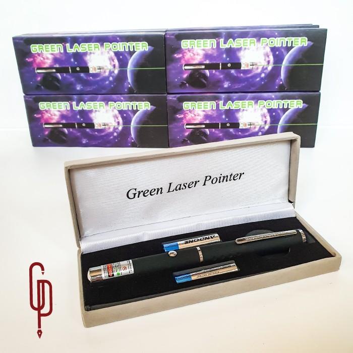 Laser Pointer | Laser Pointer Hijau / Green Laser Pointer Include Box