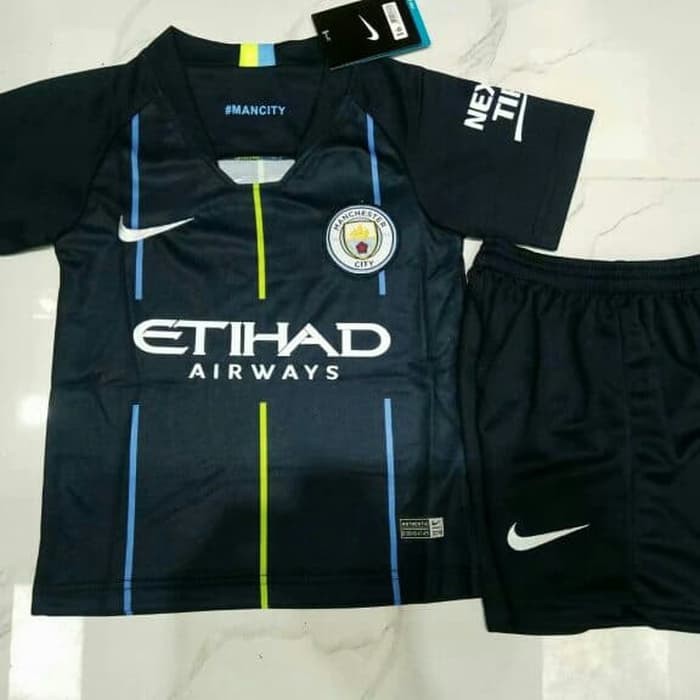PROMO JERSEY BOLA MANCHESTER CITY AWAY KIDS 2018/2019 GRADE ORI LIMITED