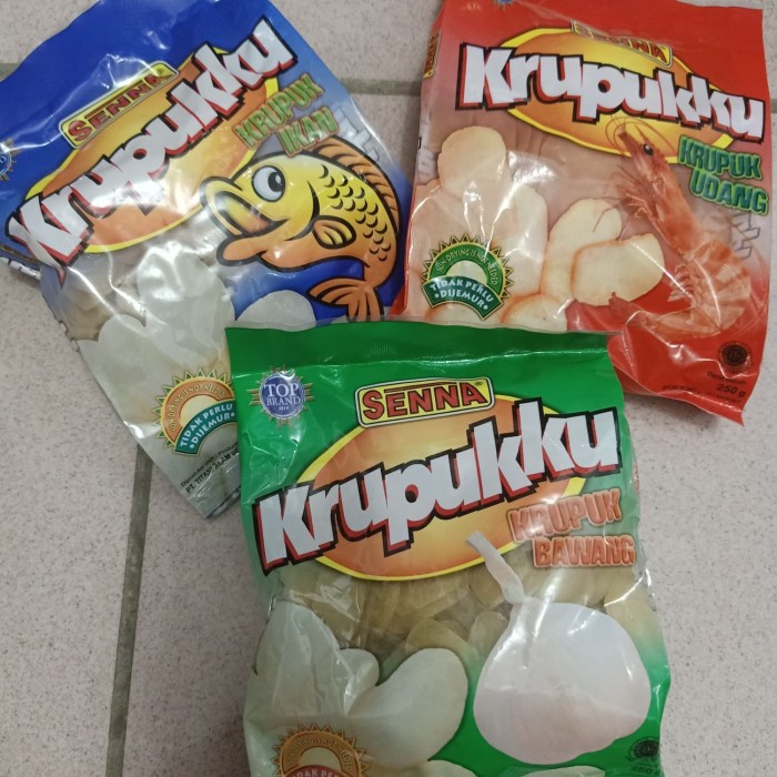 

Q121Sa Senna Krupukku Udang / Ikan /Bawang 500 Gram D51qs44