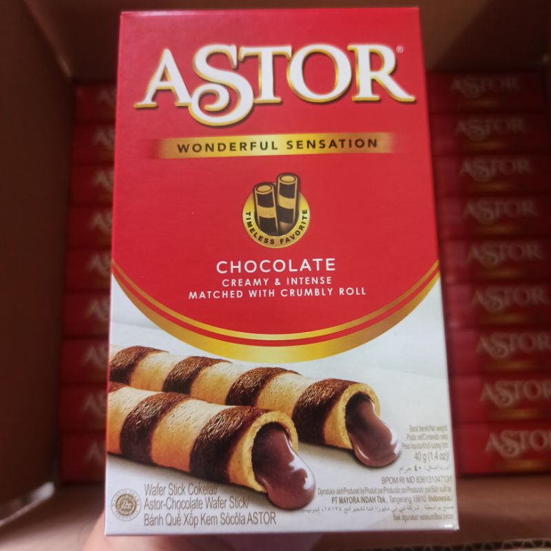 

Astor Wafer Stick Cokelat Chocolate 40 Gram