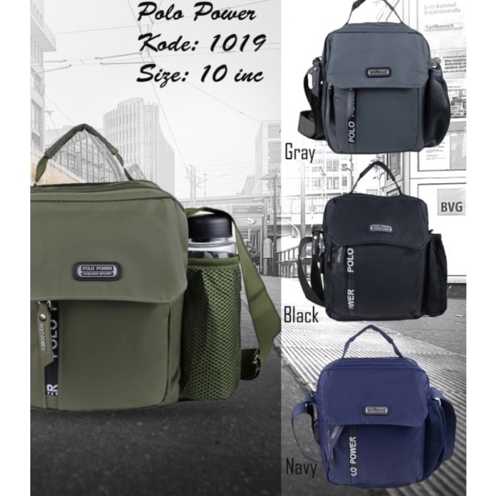 Tas Selempang Pria POLO POWER Original