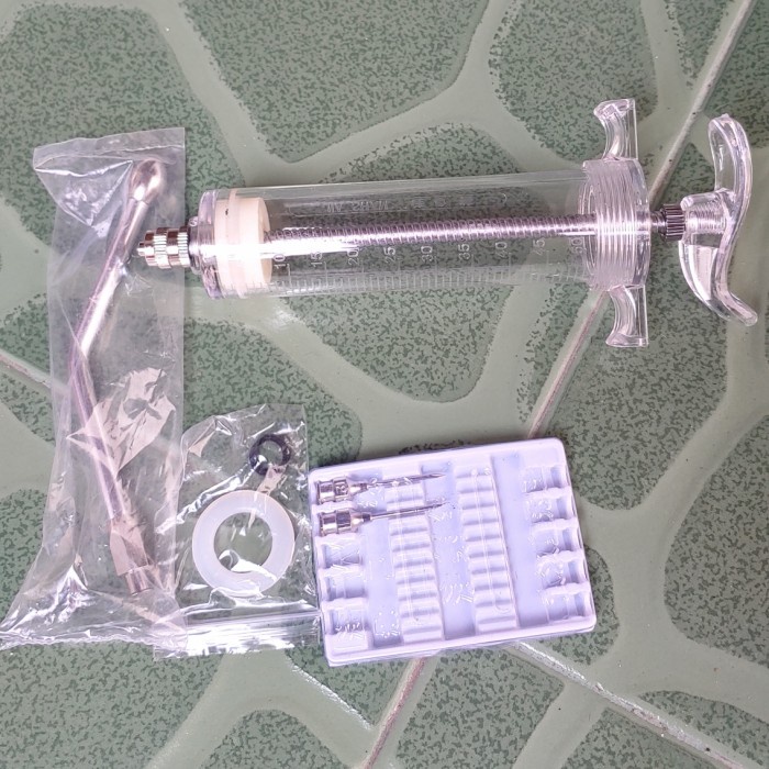 Dftoiutamtam - Paket Alat Suntik / Cekok Suntikan Hewan Sapi Kambing Dll