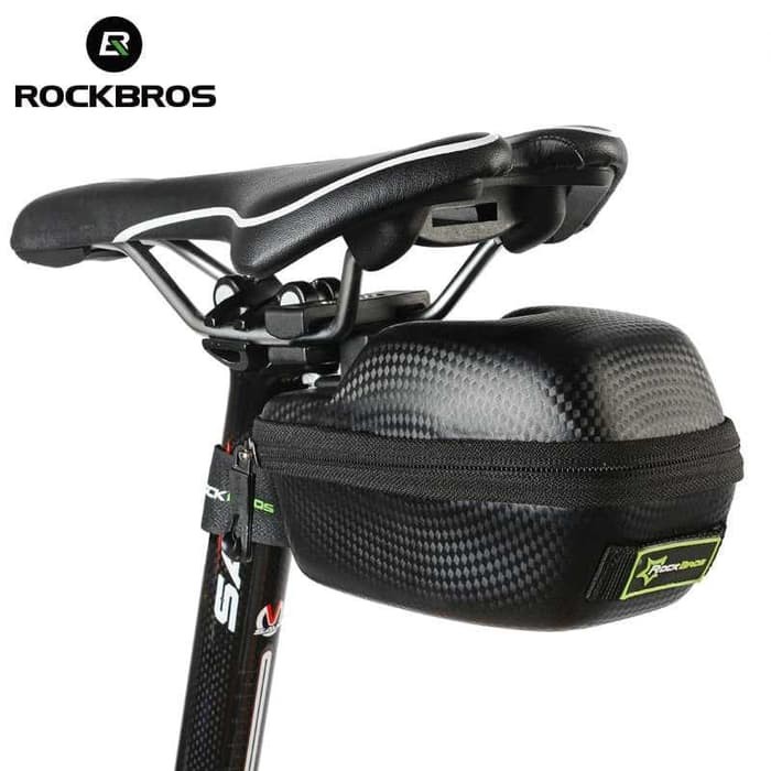 Termurah & Terlaris Rockbros Tas Jok Sepeda Saddle Safety Bag Waterproof B4