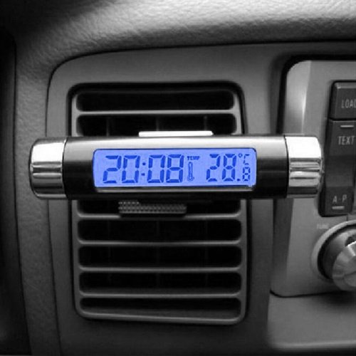 Trend-JAM DIGITAL DASHBOARD MOBIL TERMOMETER SUHU AC DENGAN LAMPU