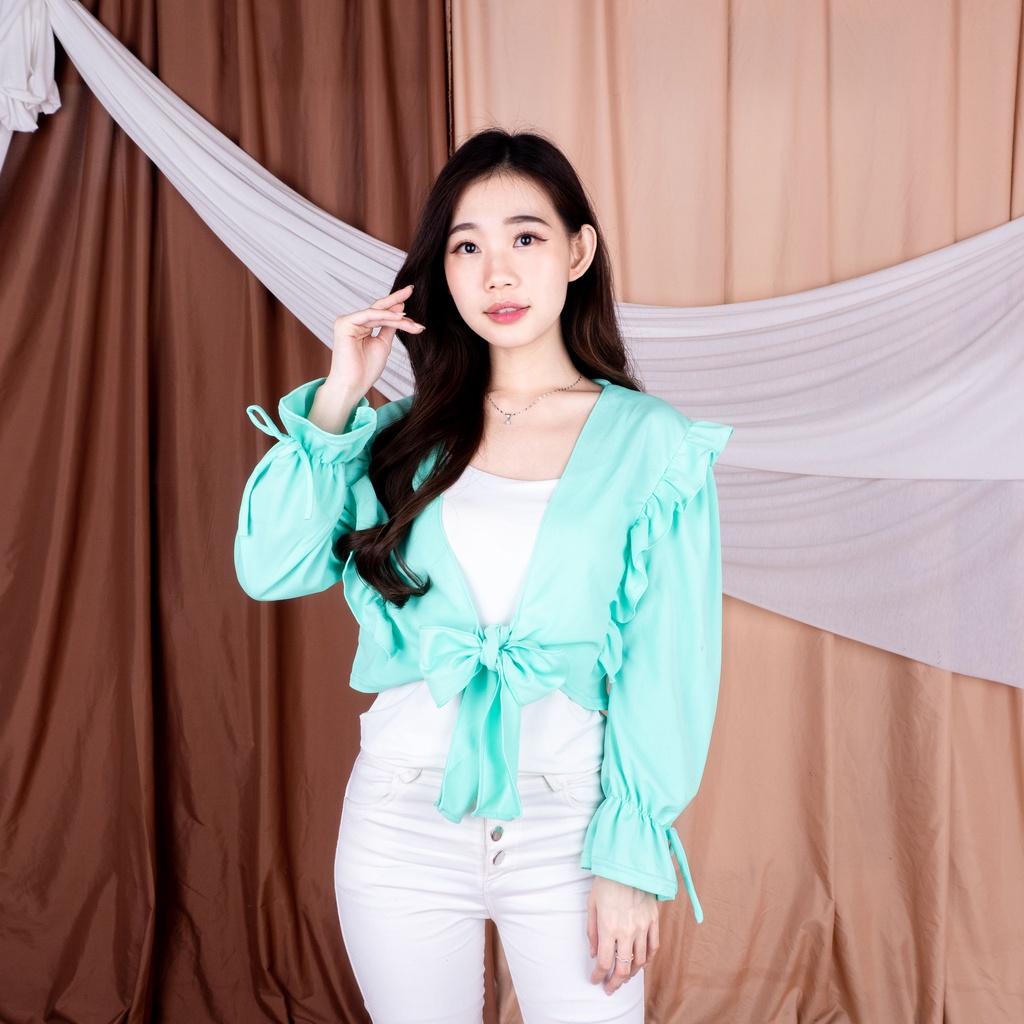 MIRANTI OUTER / KARDIGAN RUFFLE BASIC BALONA-6