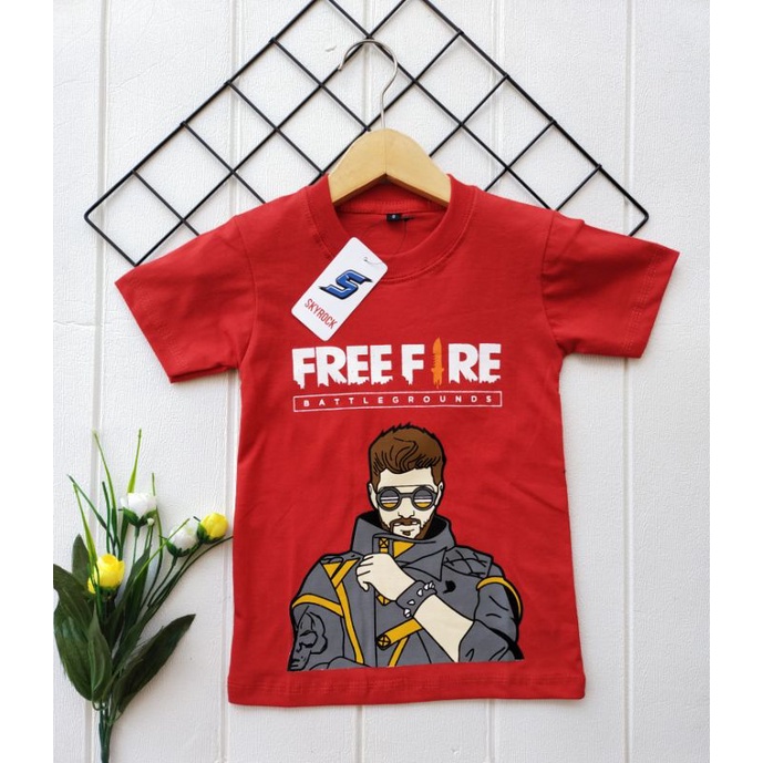 [ FREE FIRE EDITION ] KAOS ANAK DISTRO keren LAKI-LAKI