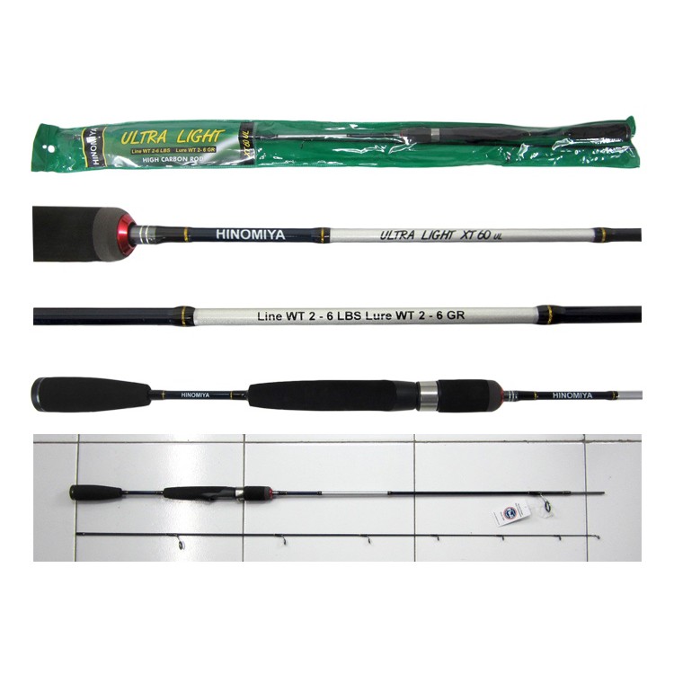 Joran Pancing Hinomiya Ultra Light 60UL / 66UL / 70UL
